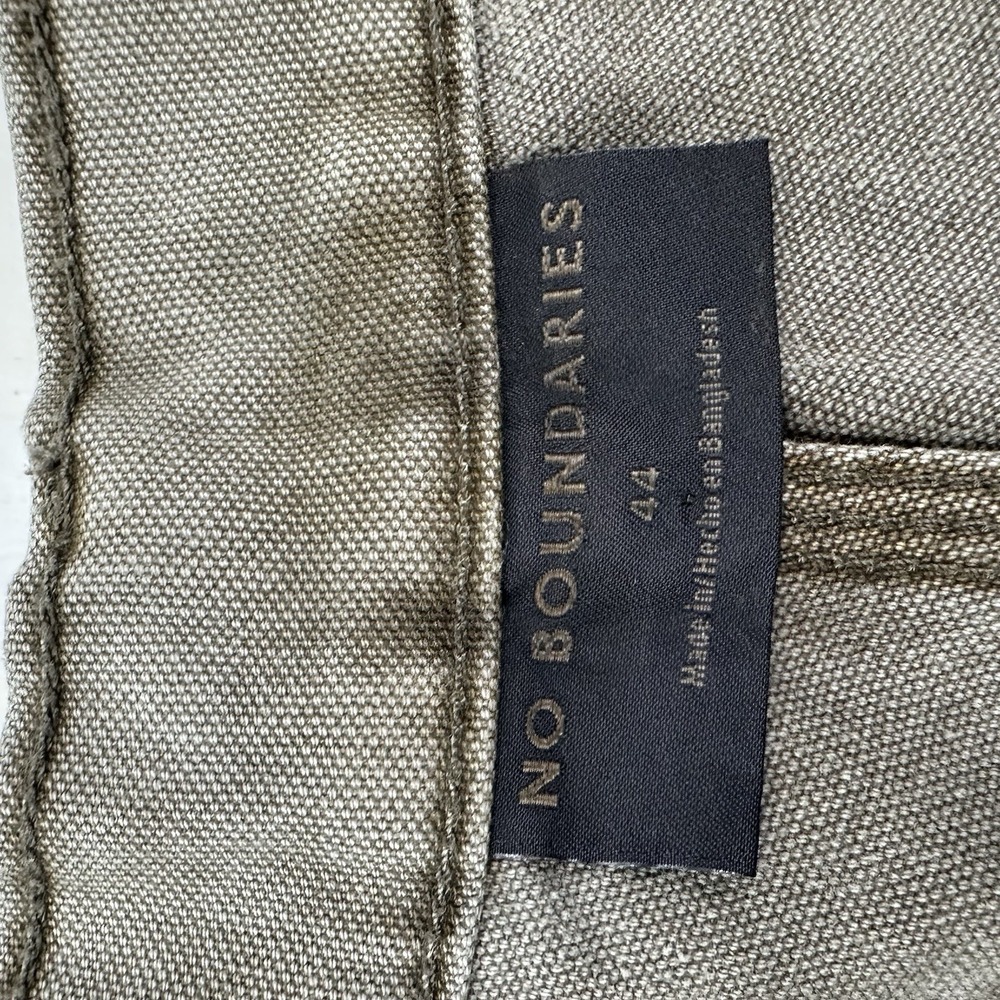 New No Boundaries Men's Carpenter‎ Shorts 44x9 Olive Cotton Canvas Army Green - Picture 6 of 10